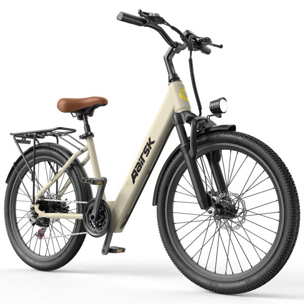 Aairsk SU7 24"Electric City Bike for Adults 400W Motor 36V 13AH Electric Bicycle