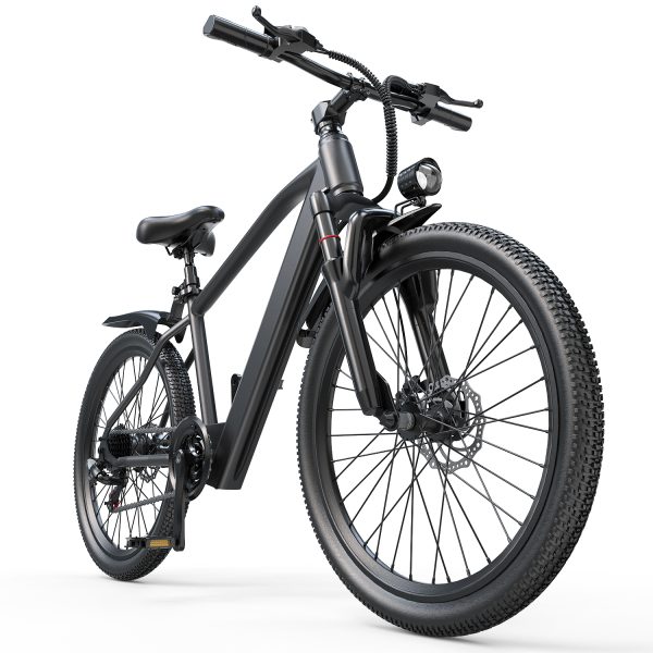 Aairsk GT300 Electric Mountain Bike 26", 540W Peak Motor,25 MPH 7/21 Speeds & Dual Suspension Urban Commuter E-Bike - Image 3